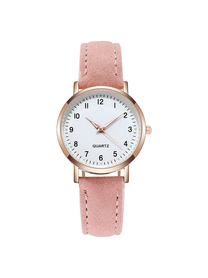 Women's Gold Watch with Strap for Everyday and Festivities