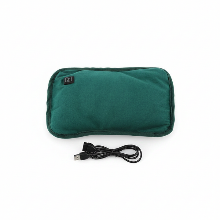 Graphite USB Heating Pad with 3 Temperature Settings - Portable Ergonomic Warmer for Hand and Belly