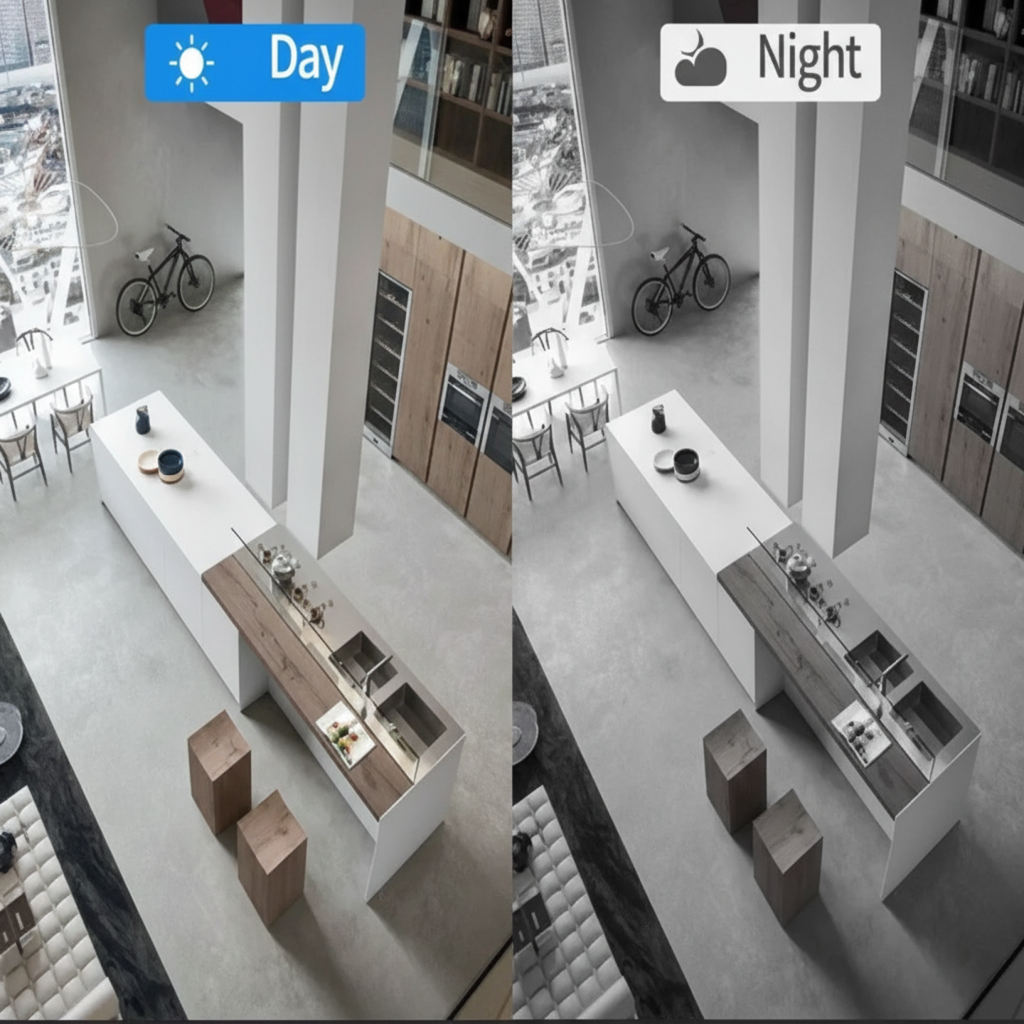 Compact 1080P WiFi Security Camera with Night Vision & Remote Access