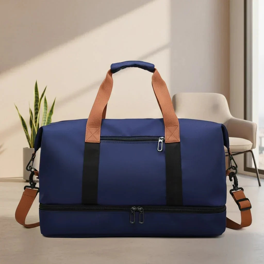 Weekender Gym & Travel Duffel with Shoe Compartment – Spacious Carry-On Bag