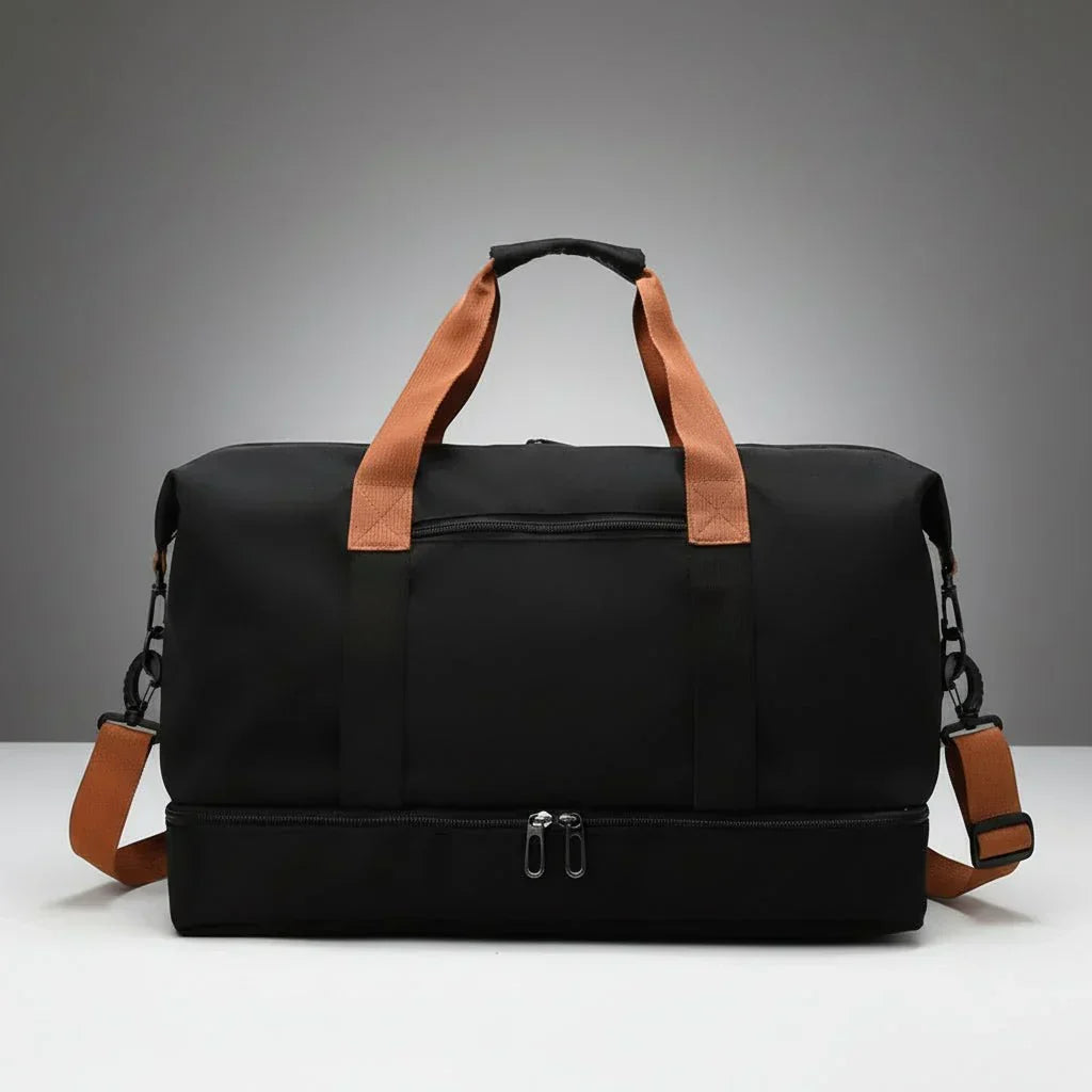 Weekender Gym & Travel Duffel with Shoe Compartment – Spacious Carry-On Bag