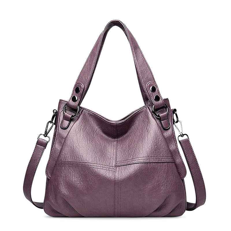 Rowan – Large Vegan Cowhide Hobo Shoulder Bag