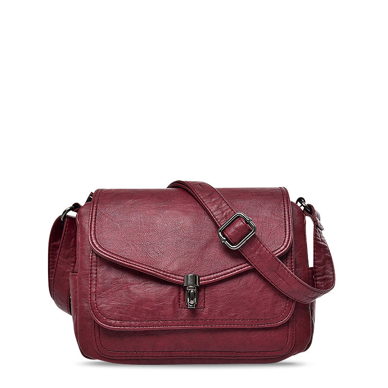 Ravelle – Vegan Cowhide Crossbody Shoulder Bag for Women