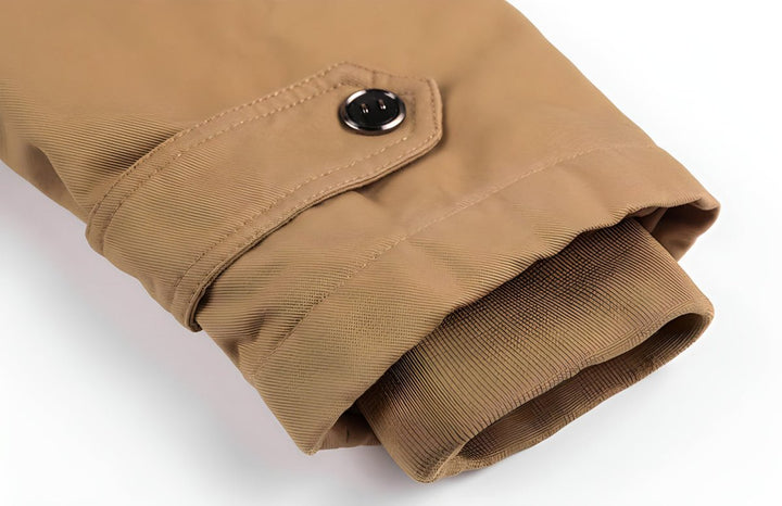 Urban Utility Hooded Jacket with Front Zipper and Multiple Pockets