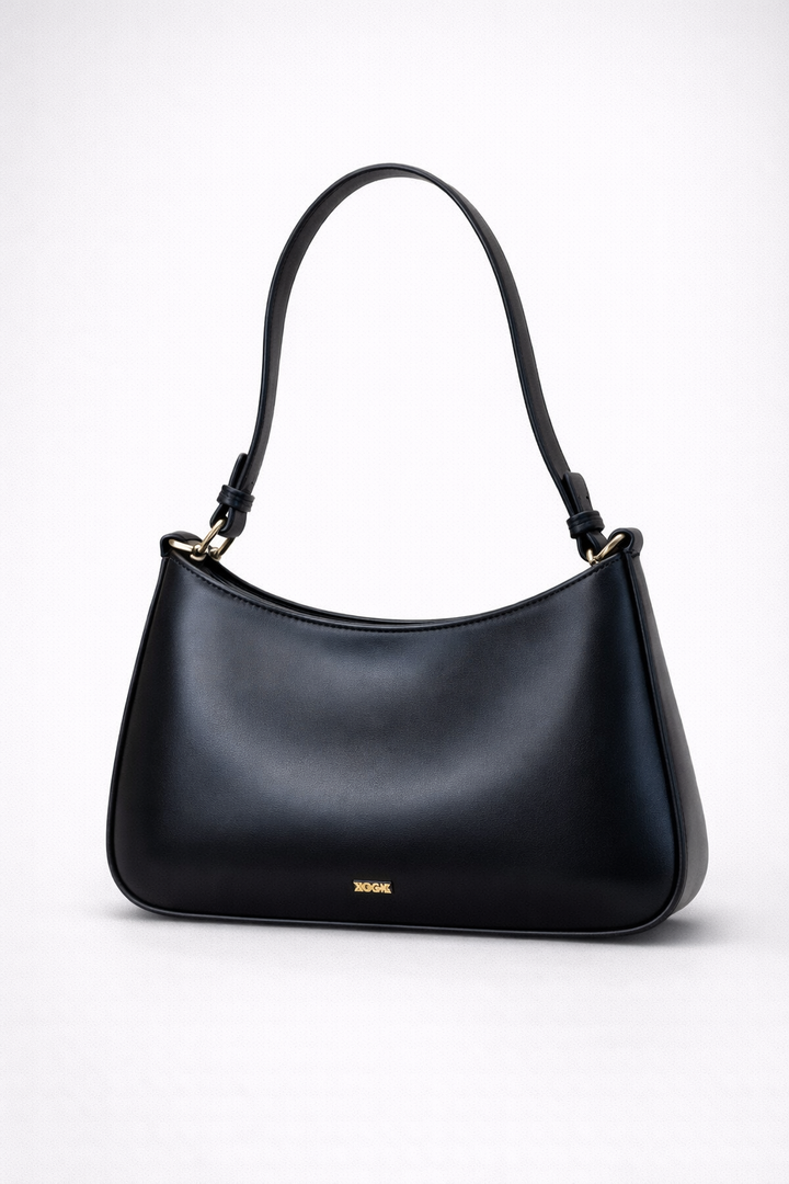 Cleo – Small Vegan Leather Shoulder Bag, Classic Hobo Bag