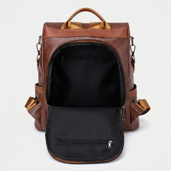 Harlow – Anti Theft Travel Backpack Women, Vegan Leather