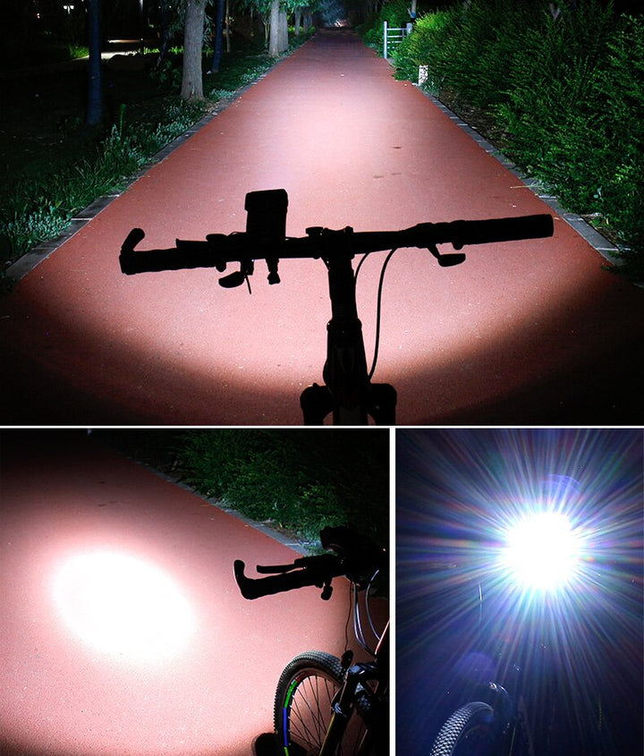 RideHub Bike Mount with Power Bank and LED Lights