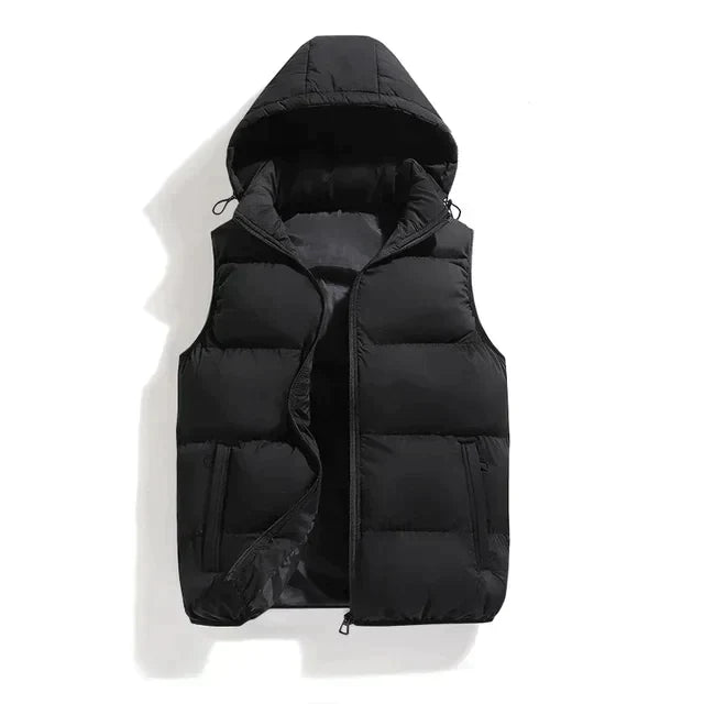 David - Men's Bodywarmer with Hood