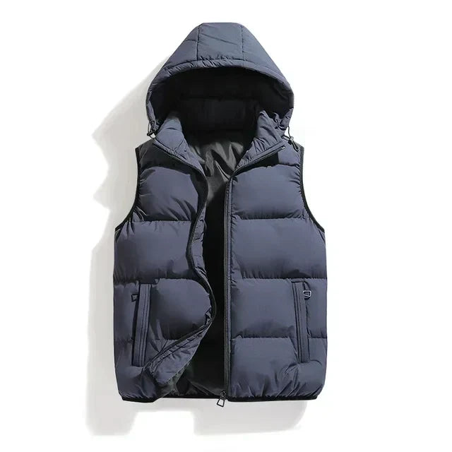 David - Men's Bodywarmer with Hood