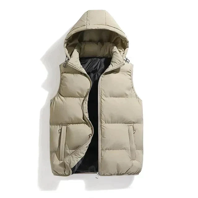 David - Men's Bodywarmer with Hood