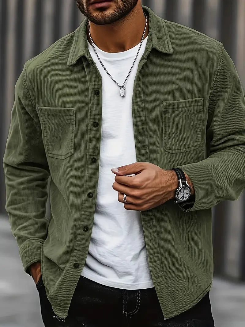 Bendix | Mens Shirt Jacket with Chest Pockets and Button Front — Shirt-Jacket in 4 Colors S–2XL | Westmere
