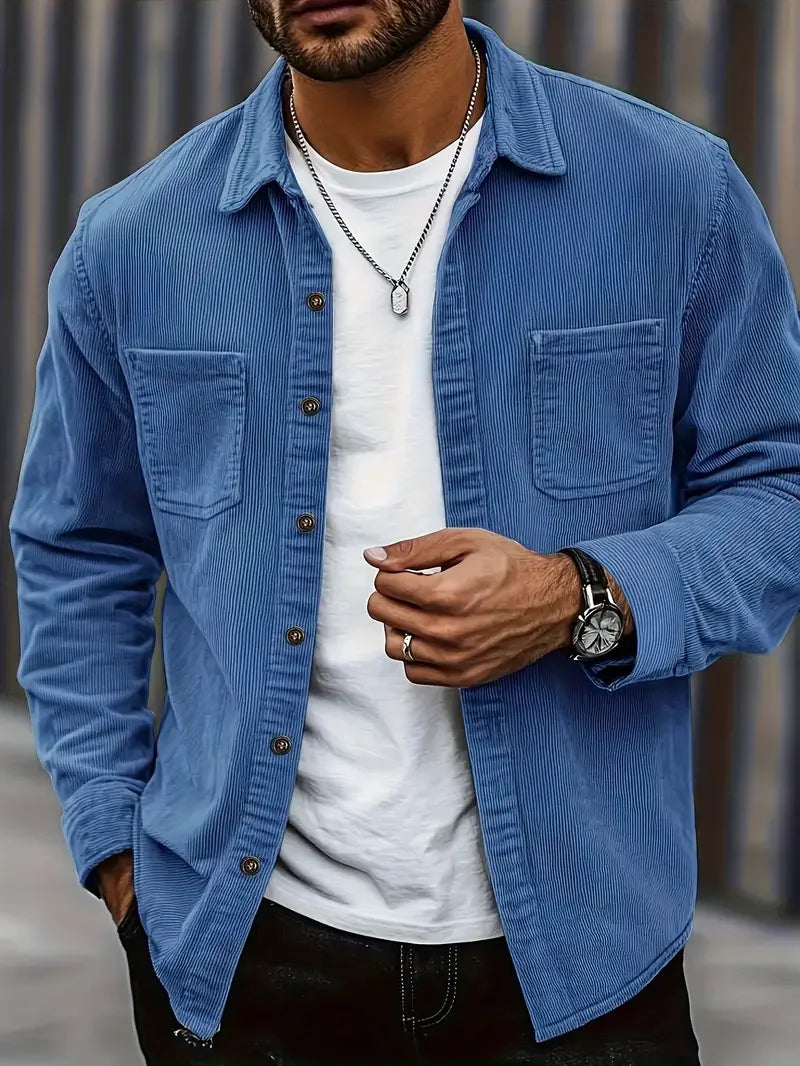 Bendix | Mens Shirt Jacket with Chest Pockets and Button Front — Shirt-Jacket in 4 Colors S–2XL | Westmere