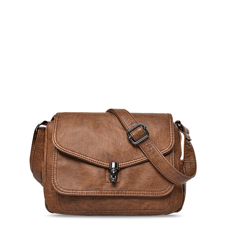 Ravelle – Vegan Cowhide Crossbody Shoulder Bag for Women