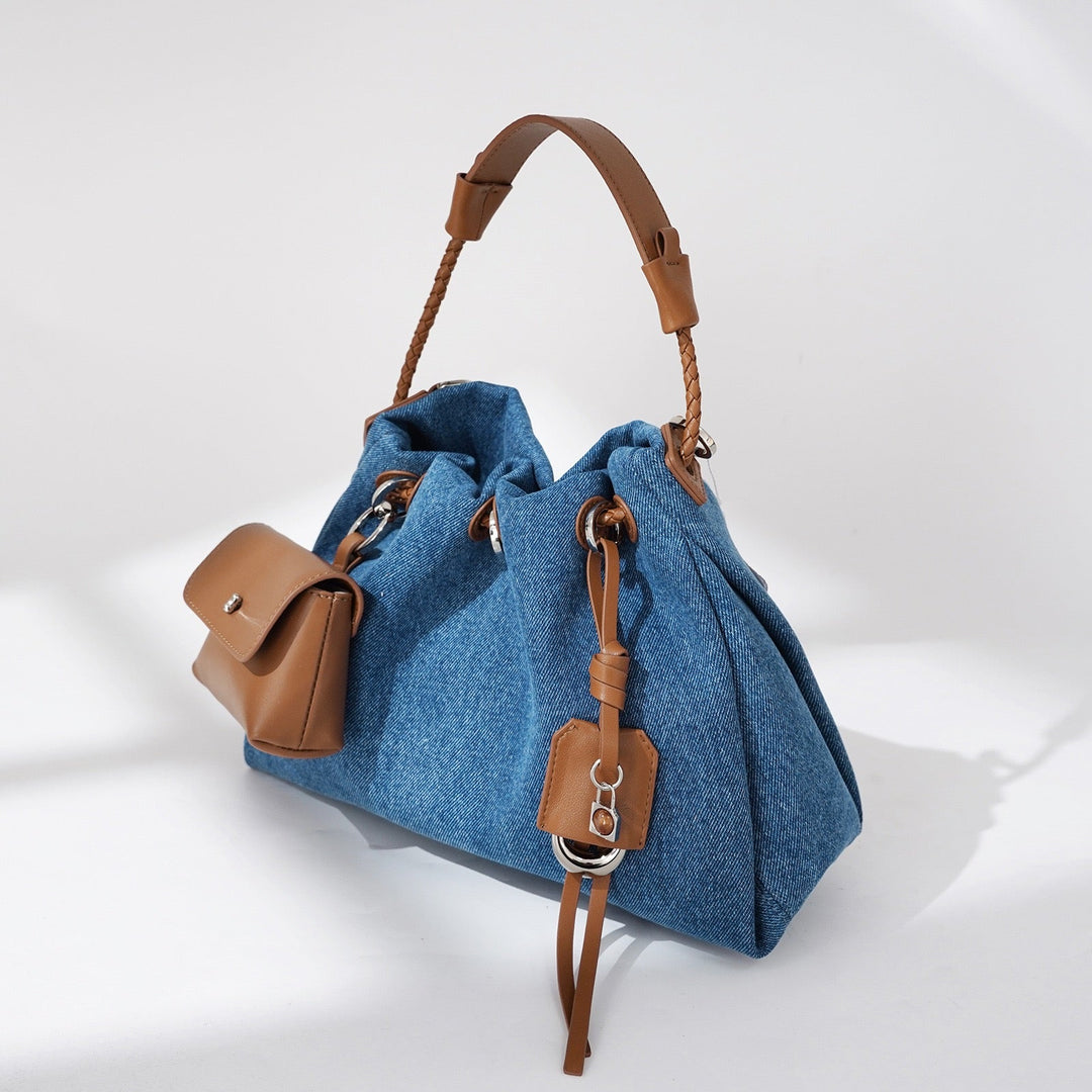 Zola – Women's Bucket Bag Drawstring Shoulder Purse With Mini Pouch & Crossbody Strap