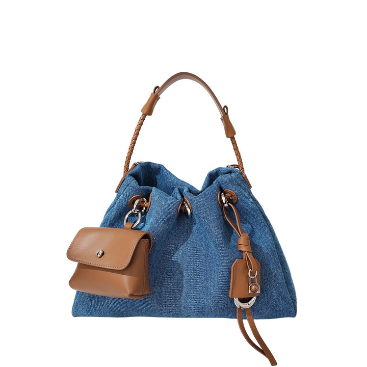 Zola – Women's Bucket Bag Drawstring Shoulder Purse With Mini Pouch & Crossbody Strap