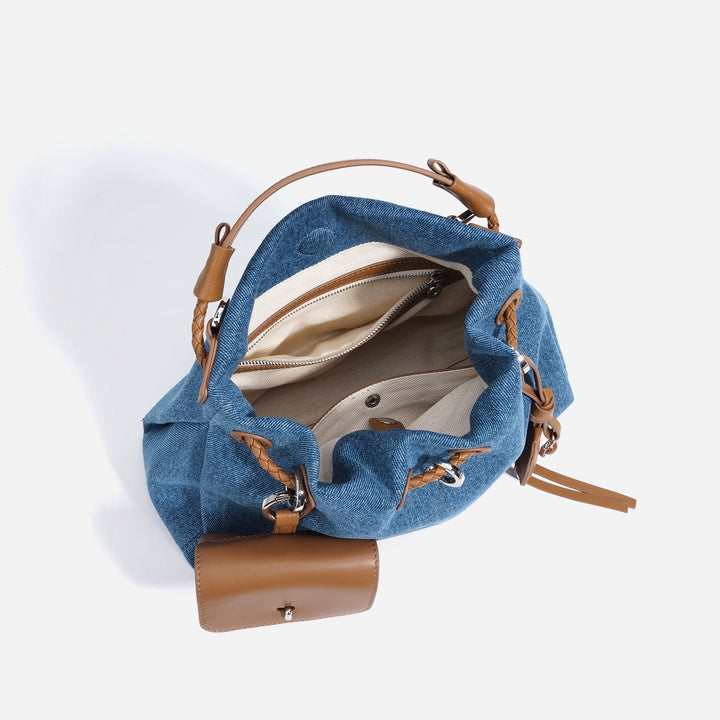 Zola – Women's Bucket Bag Drawstring Shoulder Purse With Mini Pouch & Crossbody Strap