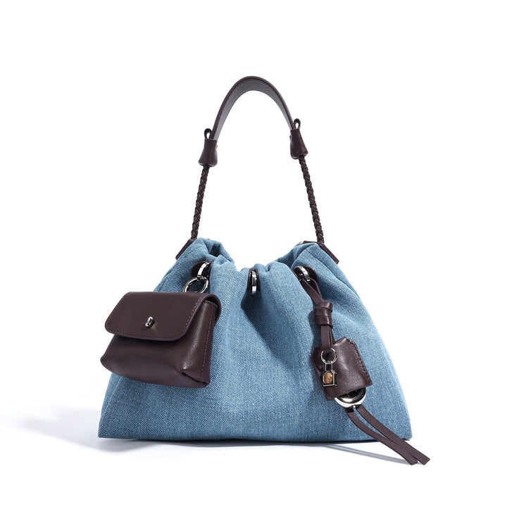 Zola – Women's Bucket Bag Drawstring Shoulder Purse With Mini Pouch & Crossbody Strap