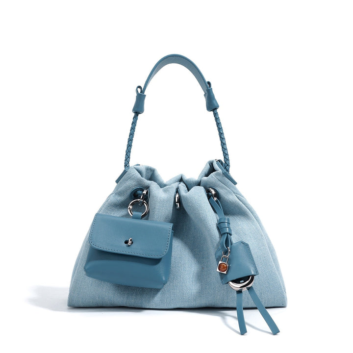 Zola – Women's Bucket Bag Drawstring Shoulder Purse With Mini Pouch & Crossbody Strap