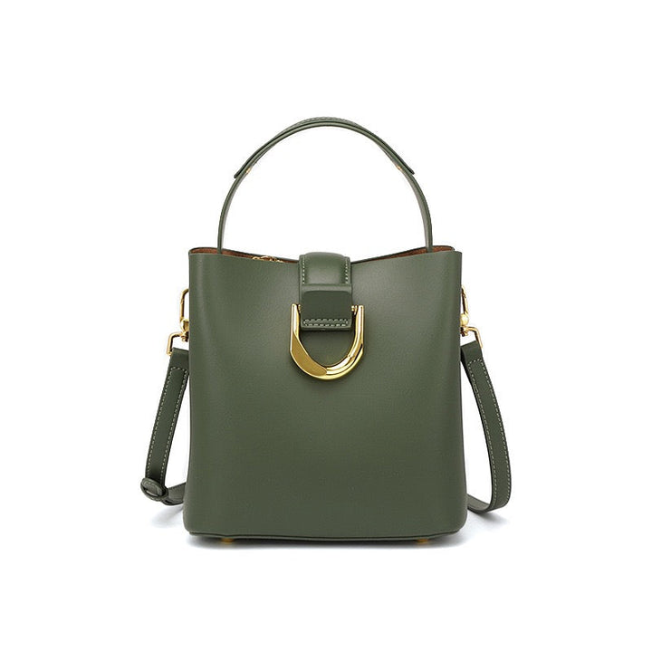 Cali – Bucket Bag With Gold D Ring And Crossbody Strap
