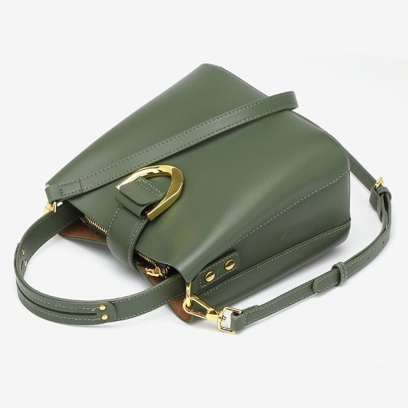 Cali – Bucket Bag With Gold D Ring And Crossbody Strap