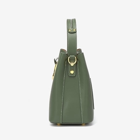 Cali – Bucket Bag With Gold D Ring And Crossbody Strap