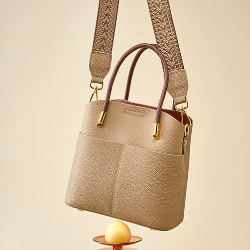 Sloane – Structured Top Handle Bag With Two Interchangeable Straps