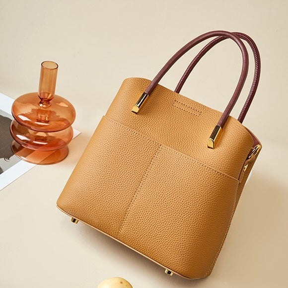 Sloane – Structured Top Handle Bag With Two Interchangeable Straps