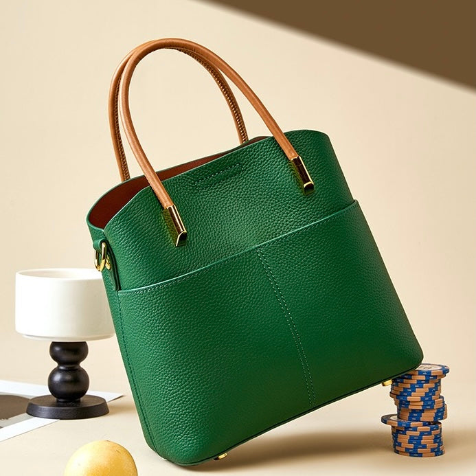 Sloane – Structured Top Handle Bag With Two Interchangeable Straps