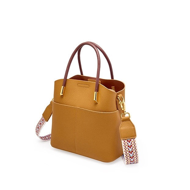 Sloane – Structured Top Handle Bag With Two Interchangeable Straps