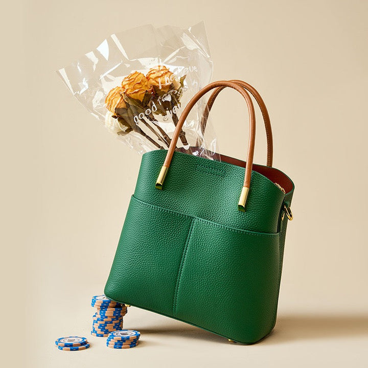 Sloane – Structured Top Handle Bag With Two Interchangeable Straps