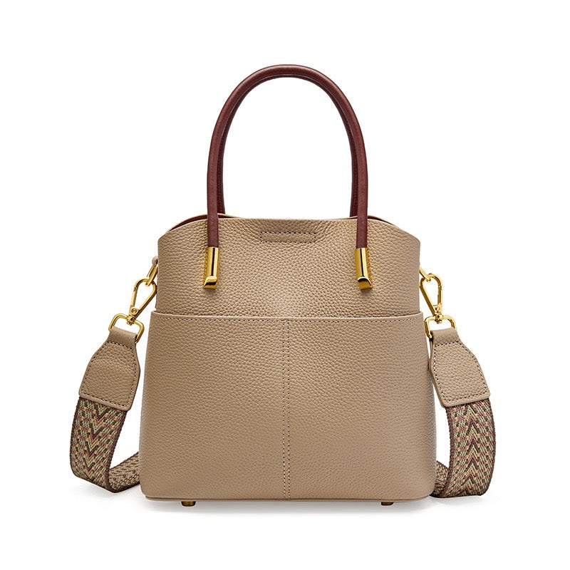 Sloane – Structured Top Handle Bag With Two Interchangeable Straps