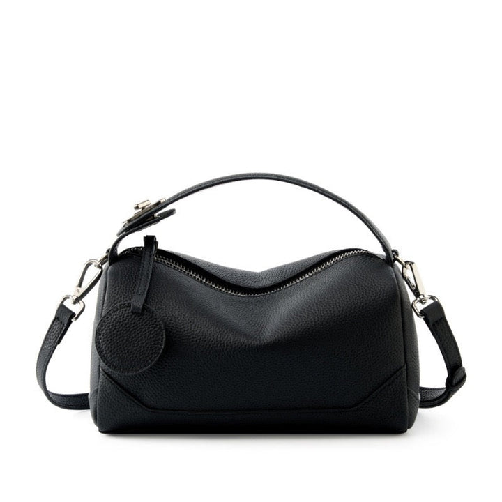 Reeve – Pebbled Shoulder Bag With Crossbody Strap