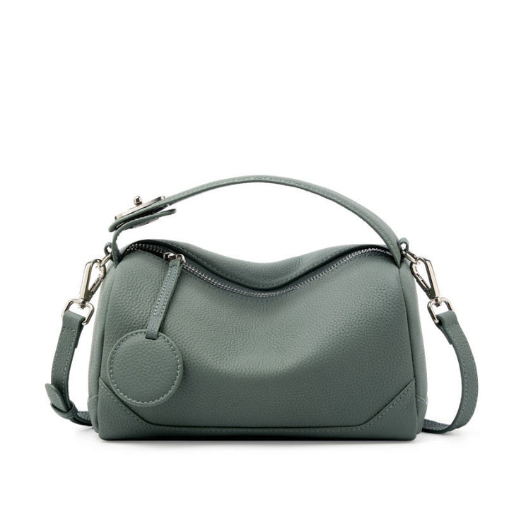 Reeve – Pebbled Shoulder Bag With Crossbody Strap
