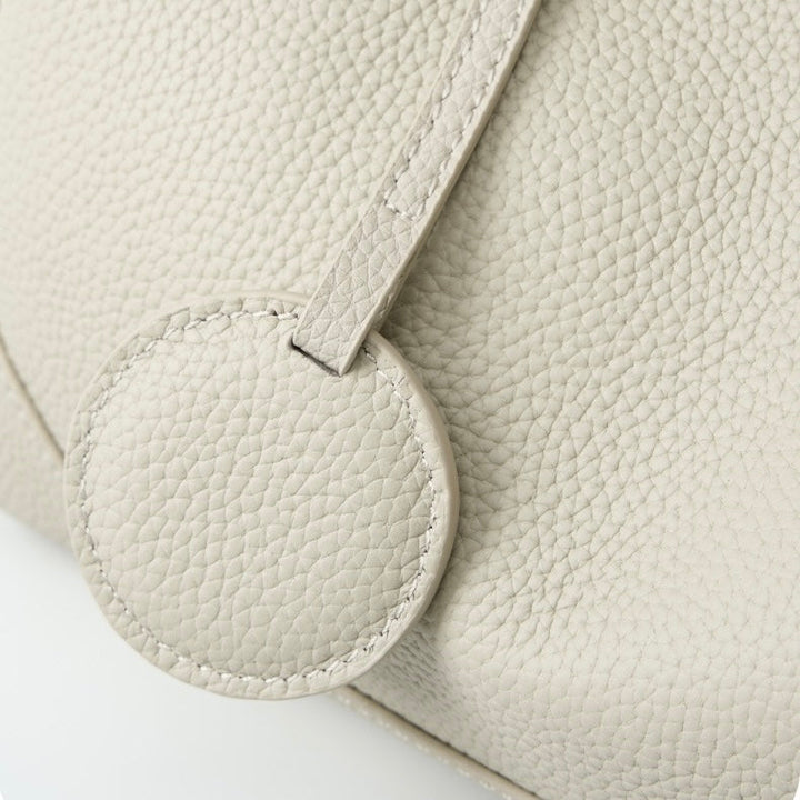Reeve – Pebbled Shoulder Bag With Crossbody Strap