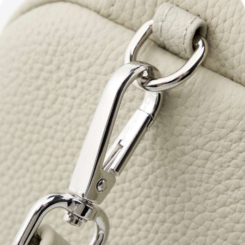 Reeve – Pebbled Shoulder Bag With Crossbody Strap