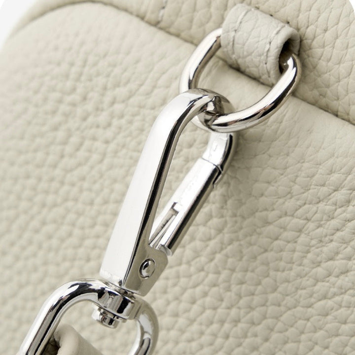 Reeve – Pebbled Shoulder Bag With Crossbody Strap