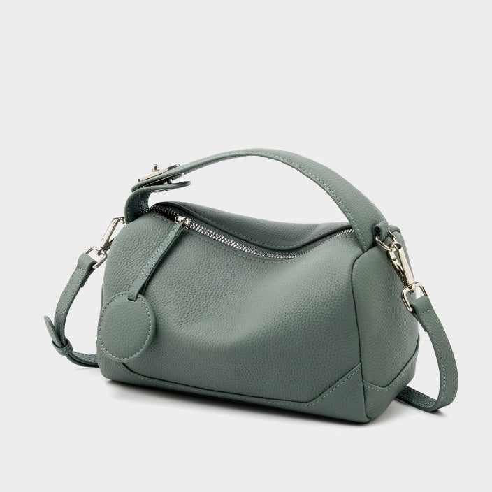 Reeve – Pebbled Shoulder Bag With Crossbody Strap