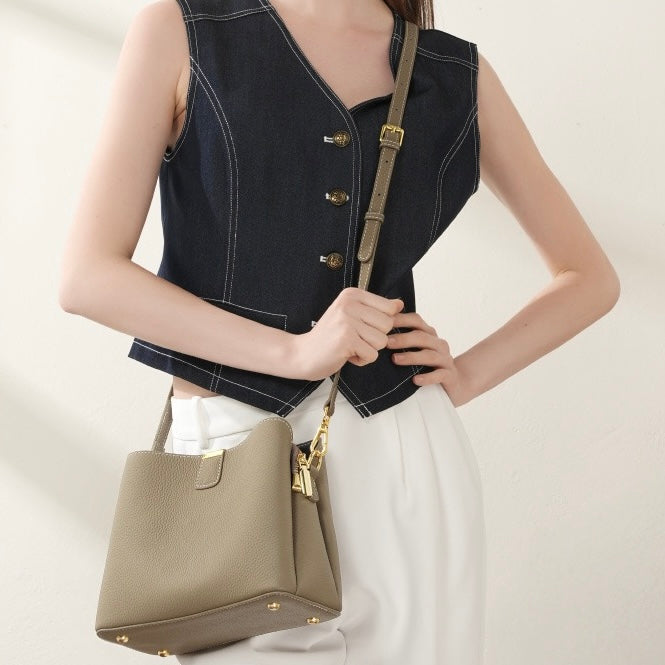 Nova –  Women's Bucket Bag Crossbody Shoulder Purse With 3 Interchangeable Straps