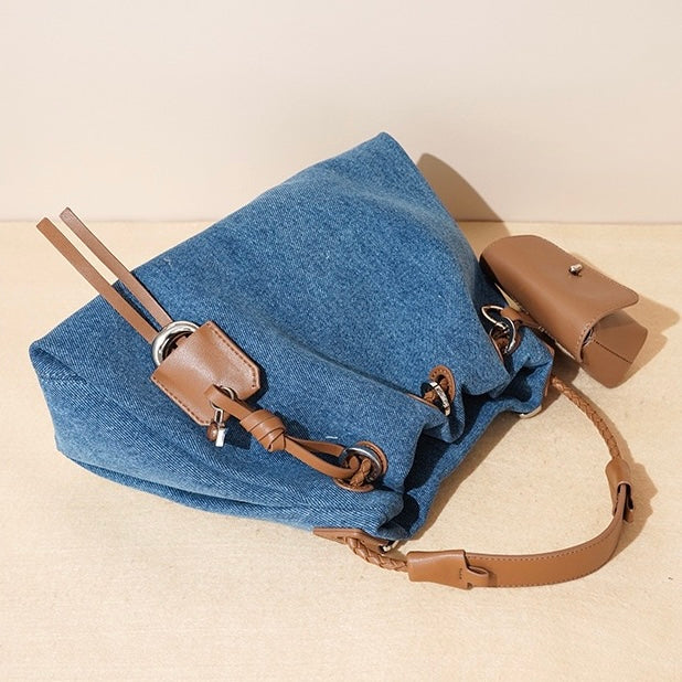 Zola – Women's Bucket Bag Drawstring Shoulder Purse With Mini Pouch & Crossbody Strap