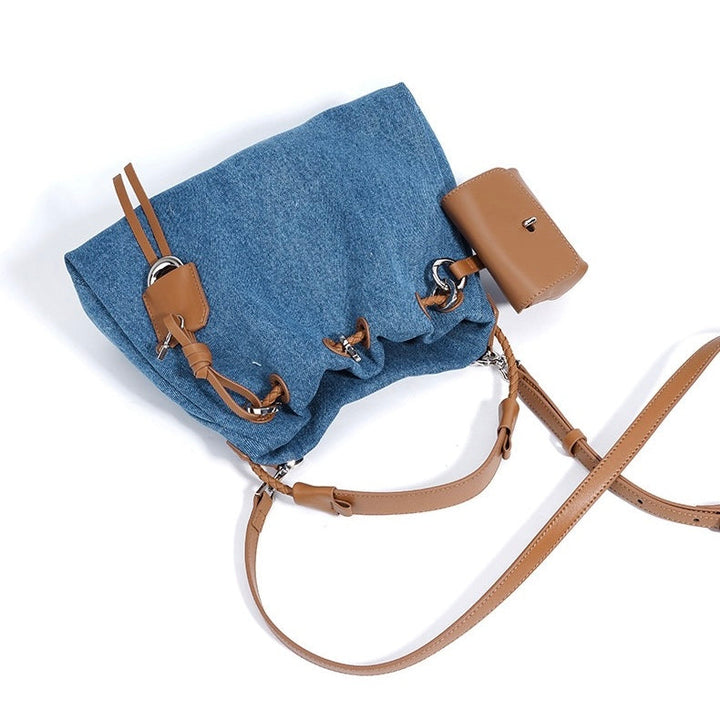 Zola – Women's Bucket Bag Drawstring Shoulder Purse With Mini Pouch & Crossbody Strap