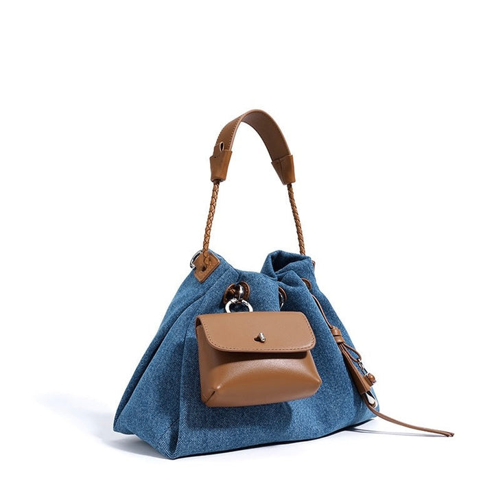 Zola – Women's Bucket Bag Drawstring Shoulder Purse With Mini Pouch & Crossbody Strap