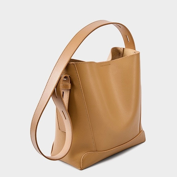 Wren – Women's Bucket Bag, Crossbody Shoulder Purse with Inner Zip Pocket