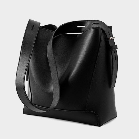 Wren – Women's Bucket Bag, Crossbody Shoulder Purse with Inner Zip Pocket