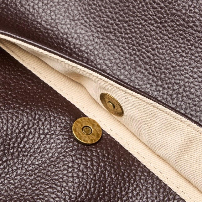 Harlow – Large Leather Hobo Bag, Women's Oversized Shoulder Bag with Crossbody Strap & Front Pocket
