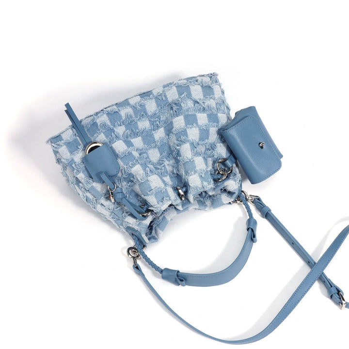Tassie – Fringe Bucket Bag With Detachable Mini Pouch