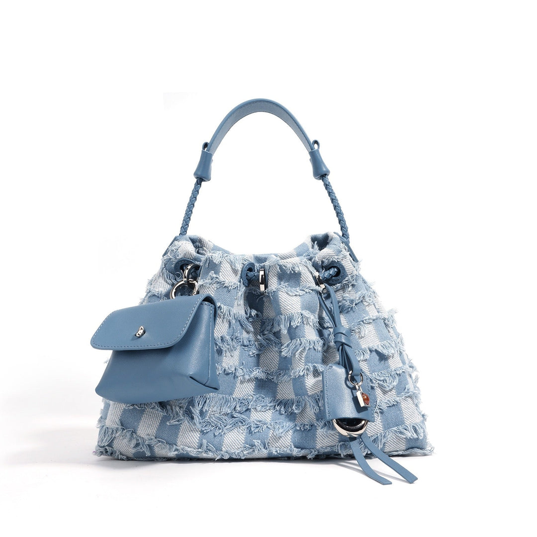 Tassie – Fringe Bucket Bag With Detachable Mini Pouch