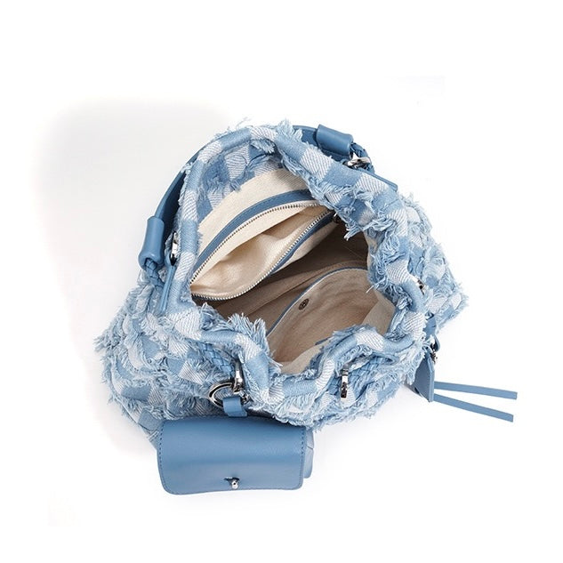 Tassie – Fringe Bucket Bag With Detachable Mini Pouch