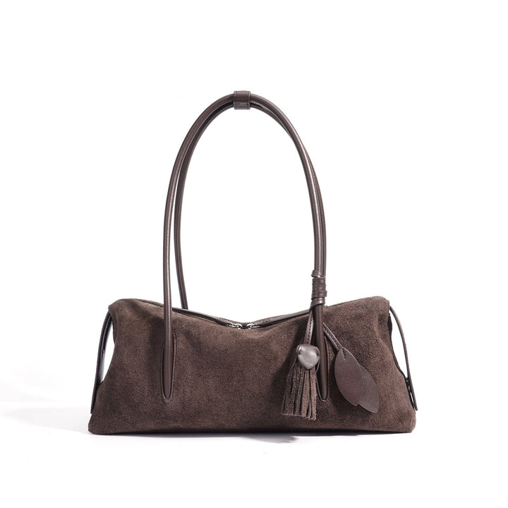 Fern – Women's Shoulder Bag With Tassel & Leaf Charm Detail