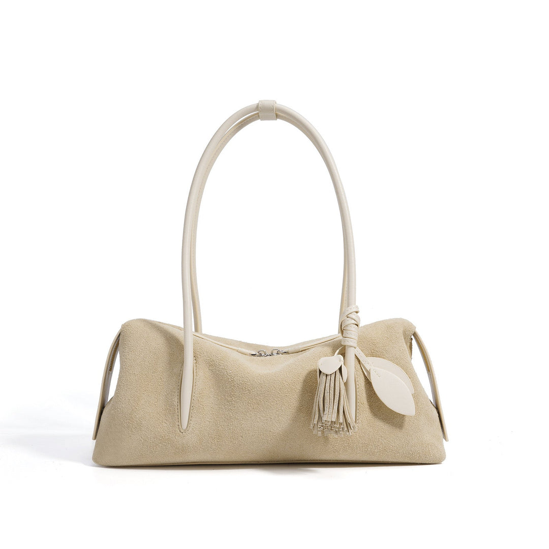 Fern – Women's Shoulder Bag With Tassel & Leaf Charm Detail