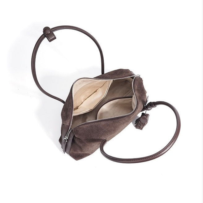 Fern – Women's Shoulder Bag With Tassel & Leaf Charm Detail